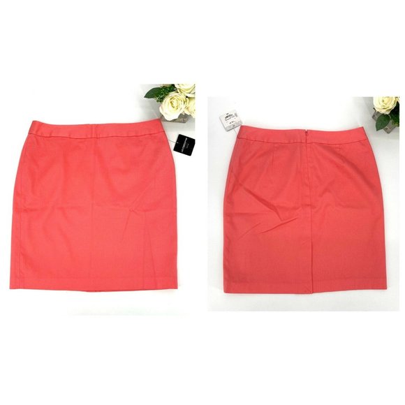 Liz Claiborne Career Pencil Skirt Women’s Petite Size 16P Textured Coral NEW - Picture 10 of 10